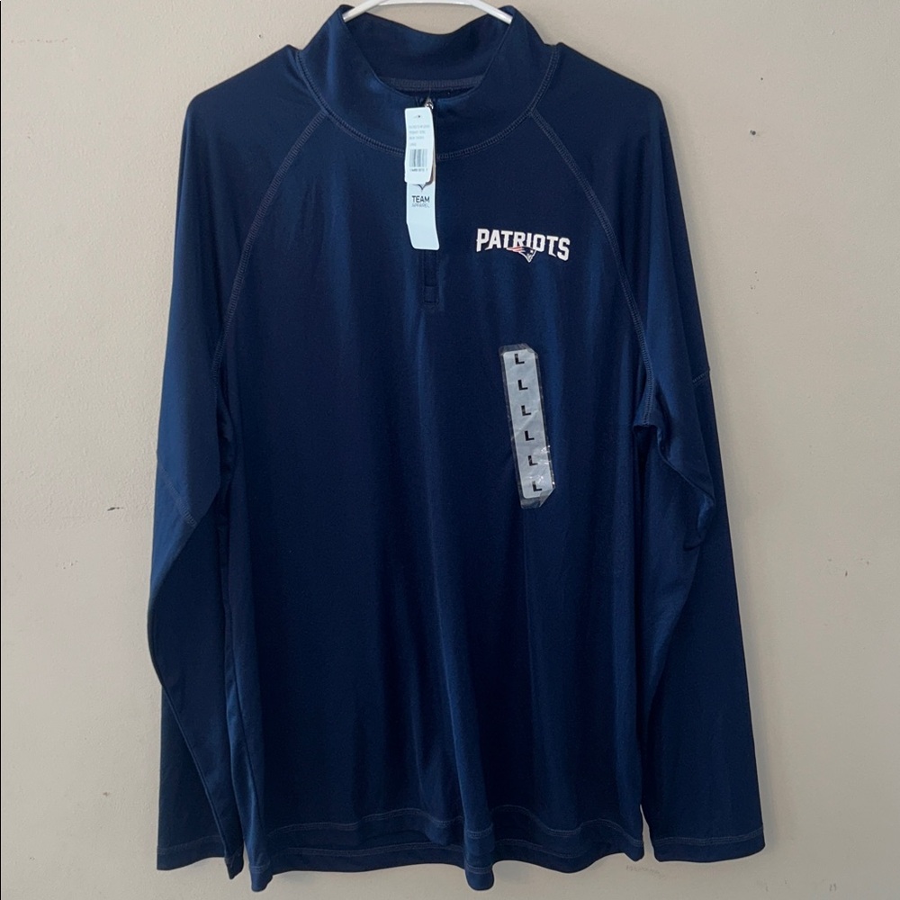 NFL NWT Team Apparel Patriots Blue Pullover
